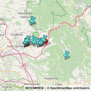 Mappa Strada Rosa di Colle, 00024 Castel Madama RM, Italia (6.16444)