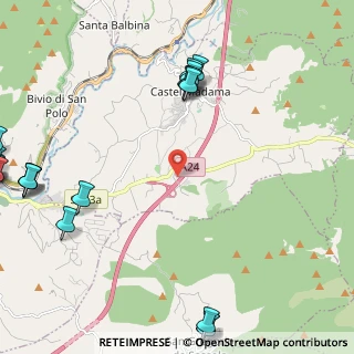 Mappa Strada Rosa di Colle, 00024 Castel Madama RM, Italia (3.6255)