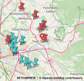 Mappa Via Orazio, 00011 Tivoli RM, Italia (10.024)