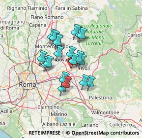 Mappa Via Orazio, 00011 Tivoli RM, Italia (10.2615)