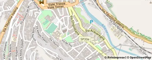Mappa Tivoli