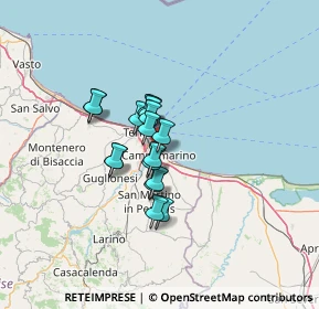 Mappa Via Skanderberg, 86042 Campomarino CB, Italia (8.80882)