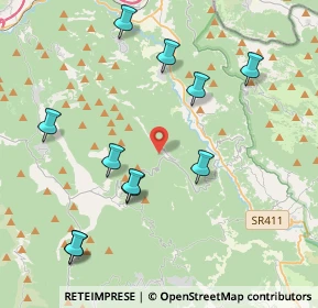 Mappa Localita' Le Prata, 00020 Rocca Canterano RM, Italia (4.66273)