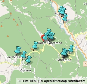 Mappa Localita' Le Prata, 00020 Rocca Canterano RM, Italia (2.00909)