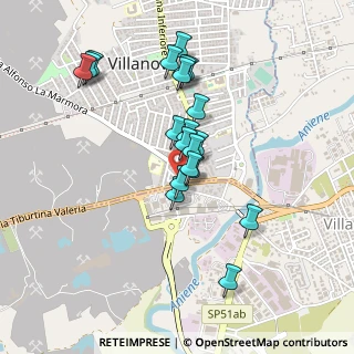 Mappa Via Massimo d' Azeglio, 00012 Villanova RM, Italia (0.4215)