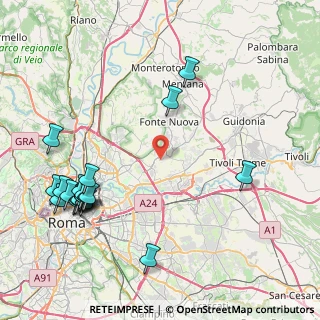 Mappa Via Re Enzo, 00131 Roma RM, Italia (11.084)