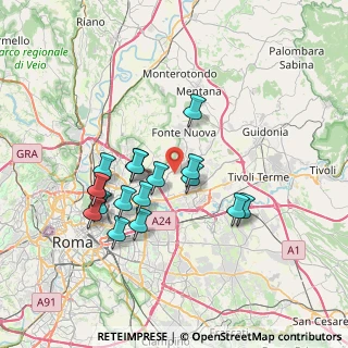 Mappa Via Re Enzo, 00131 Roma RM, Italia (6.92647)