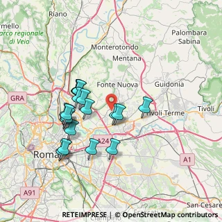 Mappa Via Re Enzo, 00131 Roma RM, Italia (6.98474)