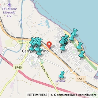 Mappa SS16, 86042 Campomarino CB, Italia (0.831)