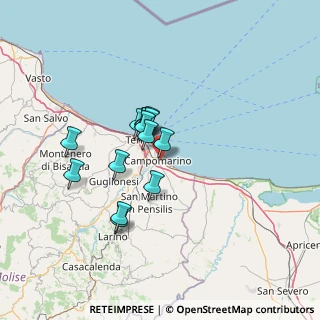 Mappa SS16, 86042 Campomarino CB, Italia (10.58286)