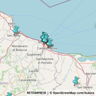 Mappa SS16, 86042 Campomarino CB, Italia (21.12667)