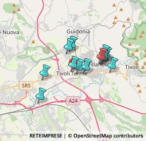 Mappa Via Evaristo Petrocchi, 00011 Tivoli RM, Italia (2.77846)