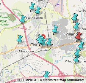 Mappa Via Evaristo Petrocchi, 00011 Tivoli RM, Italia (2.647)