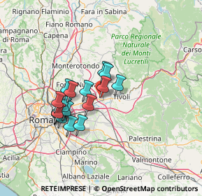 Mappa Via Evaristo Petrocchi, 00011 Tivoli RM, Italia (11.90222)