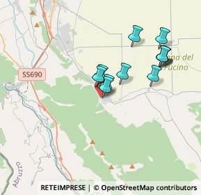 Mappa Via Giuseppe Garibaldi, 67056 Luco dei Marsi AQ, Italia (3.3975)