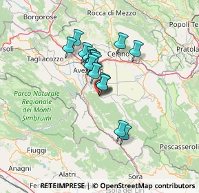 Mappa Via Giuseppe Garibaldi, 67056 Luco dei Marsi AQ, Italia (9.88278)