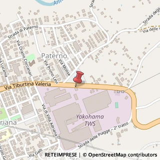 Mappa Via Nazionale Tiburtina, 143, 00010 Tivoli, Roma (Lazio)