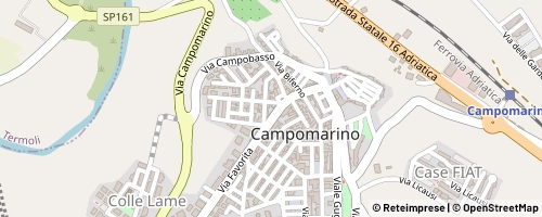 Mappa Campomarino