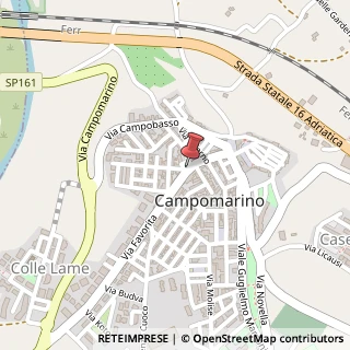 Mappa Via Favorita, 8, 86042 Campomarino, Campobasso (Molise)