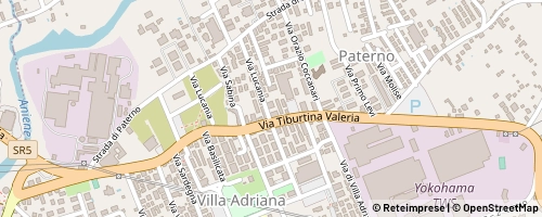 Mappa Tivoli