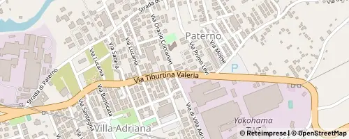 Mappa Tivoli