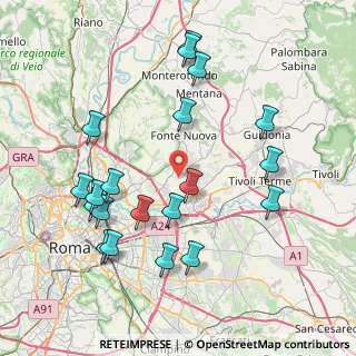 Mappa Via Onesto di Bonacorsa, 00131 Roma RM, Italia (9.0905)