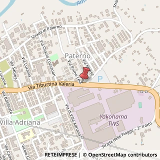 Mappa Via Nazionale Tiburtina, 150, 00019 Tivoli, Roma (Lazio)