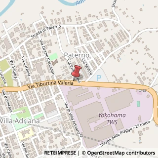 Mappa Via Tiburtina 82, 00019 Tivoli RM, Italia, 00019 Tivoli, Roma (Lazio)