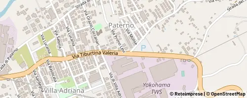 Mappa Tivoli