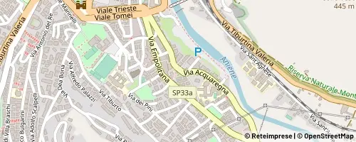 Mappa Tivoli
