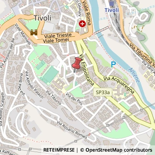 Mappa Via 5 Giornate,  30, 00019 Tivoli, Roma (Lazio)