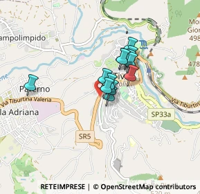 Mappa Via Nazionale Tiburtina, 00196 Tivoli RM, Italia (0.57385)