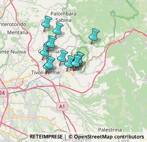 Mappa Via Nazionale Tiburtina, 00196 Tivoli RM, Italia (5.11769)