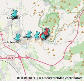 Mappa Via Nazionale Tiburtina, 00196 Tivoli RM, Italia (2.97)