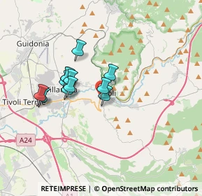 Mappa Via Nazionale Tiburtina, 00196 Tivoli RM, Italia (2.81333)