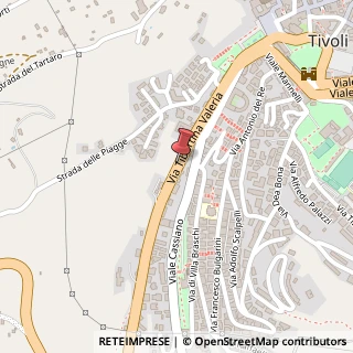 Mappa Via Nazionale Tiburtina, 22, 00019 Tivoli, Roma (Lazio)