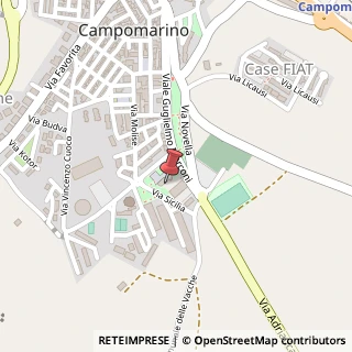 Mappa Via sicilia 4, 86042 Campomarino, Campobasso (Molise)