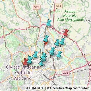 Mappa Via di Villa Spada, 00138 Roma RM, Italia (3.71375)
