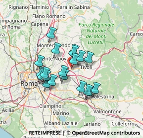 Mappa Via Paolo D'Egina, 00011 Tivoli RM, Italia (11.4805)