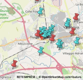 Mappa Via Paolo D'Egina, 00011 Tivoli RM, Italia (1.8145)
