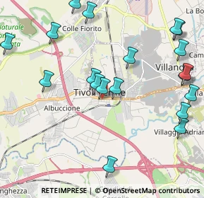 Mappa Via Paolo D'Egina, 00011 Tivoli RM, Italia (2.7215)