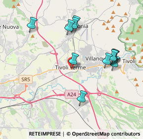 Mappa Via Paolo D'Egina, 00011 Tivoli RM, Italia (4.13636)