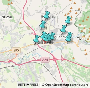 Mappa Via Paolo D'Egina, 00011 Tivoli RM, Italia (2.49545)