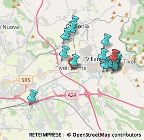 Mappa Via Paolo D'Egina, 00011 Tivoli RM, Italia (3.91706)