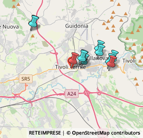 Mappa Via Paolo D'Egina, 00011 Tivoli RM, Italia (3.23545)