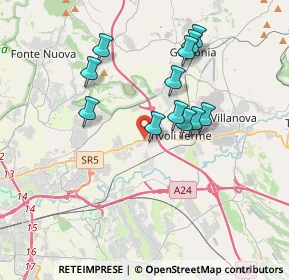 Mappa Via Nazionale Tiburtina, 00011 Fonte Nuova RM, Italia (3.38)