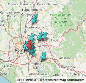 Mappa Via Nazionale Tiburtina, 00011 Fonte Nuova RM, Italia (12.623)