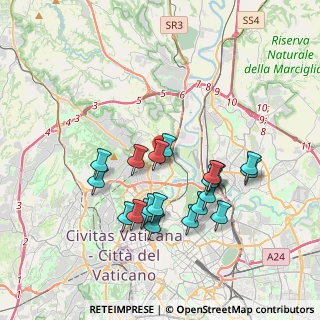 Mappa Via Mazzano Romano, 00191 Roma RM, Italia (3.716)