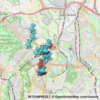 Mappa Via Mazzano Romano, 00191 Roma RM, Italia (1.665)