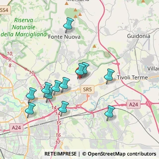 Mappa Via Roviano, 00012 Marco Simone RM, Italia (4.05333)